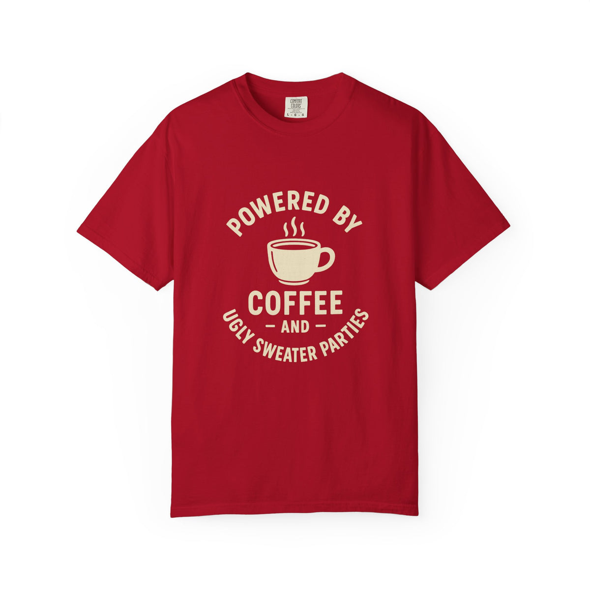 Powered by Coffee T-Shirt — Funny Coffee Lover Tee - Trending Now - October 2026