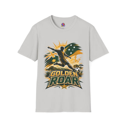 Australia Golden Roar Soccer T-Shirt — Australian Football Fan Tee