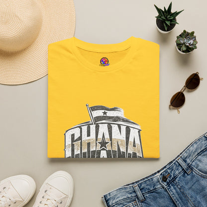 Ghana Vintage Flag T-Shirt — Retro Ghana Pride Graphic Tee