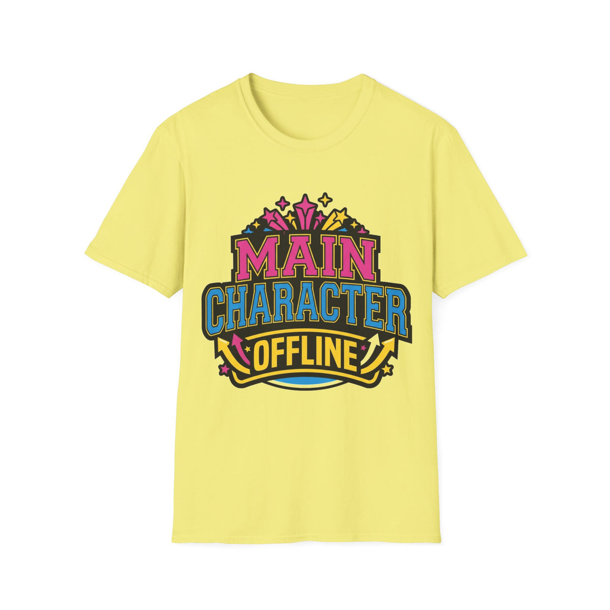 Main Character Offline T-Shirt — Retro Colorful 'Main' Graphic Tee - Trending Now - August 2026
