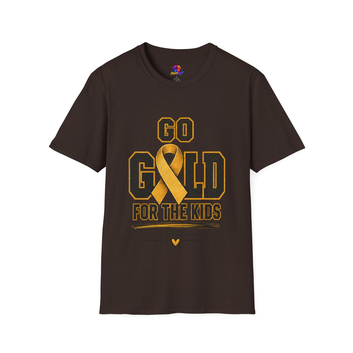 Go Gold For The Kids T-Shirt — Childhood Cancer Awareness Tee