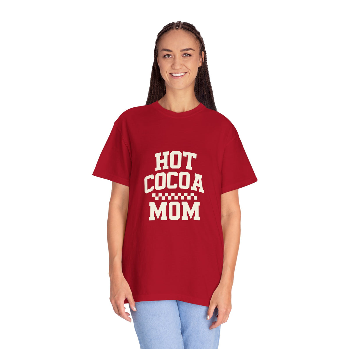 Hot Cocoa Mom T-Shirt — Cozy Holiday Mom Gift - Trending Now - October 2026