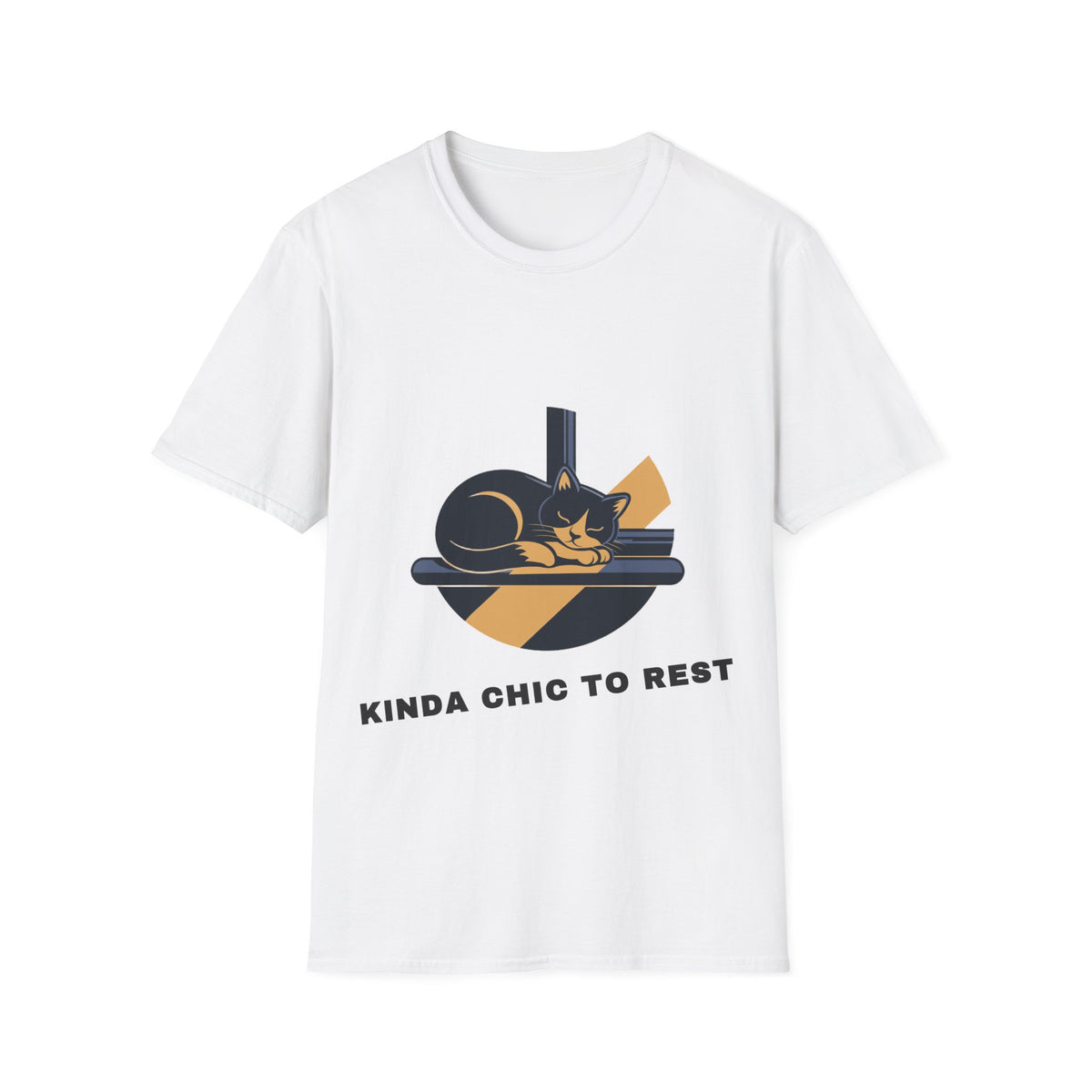 Cat Resting T-Shirt — "Kinda Chic to Rest" Graphic Tee - Trending Now - September 2026