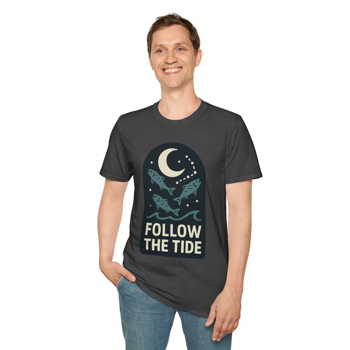 Follow the Tide Moon Graphic T-Shirt - Trending Now - September 2026