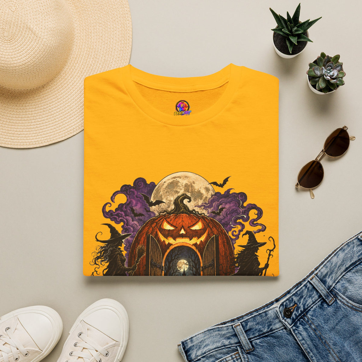 Halloween The Moon Is Full Unisex Softstyle T-Shirt