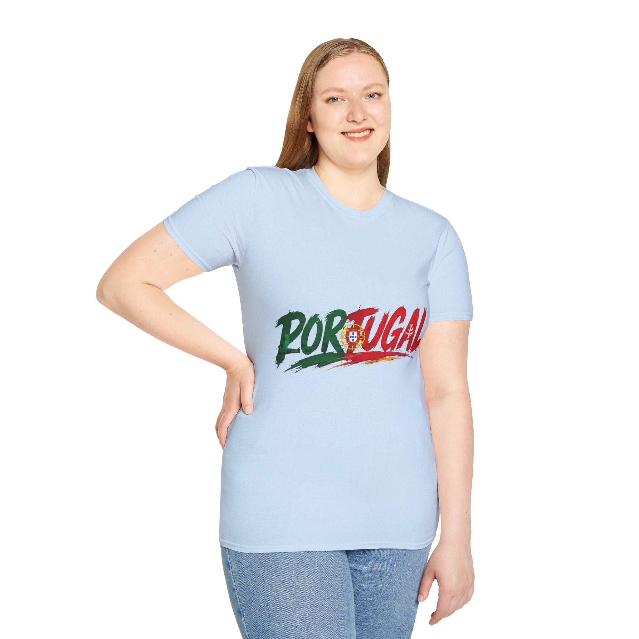 Portugal Flag Script T-Shirt — Portuguese Pride Tee