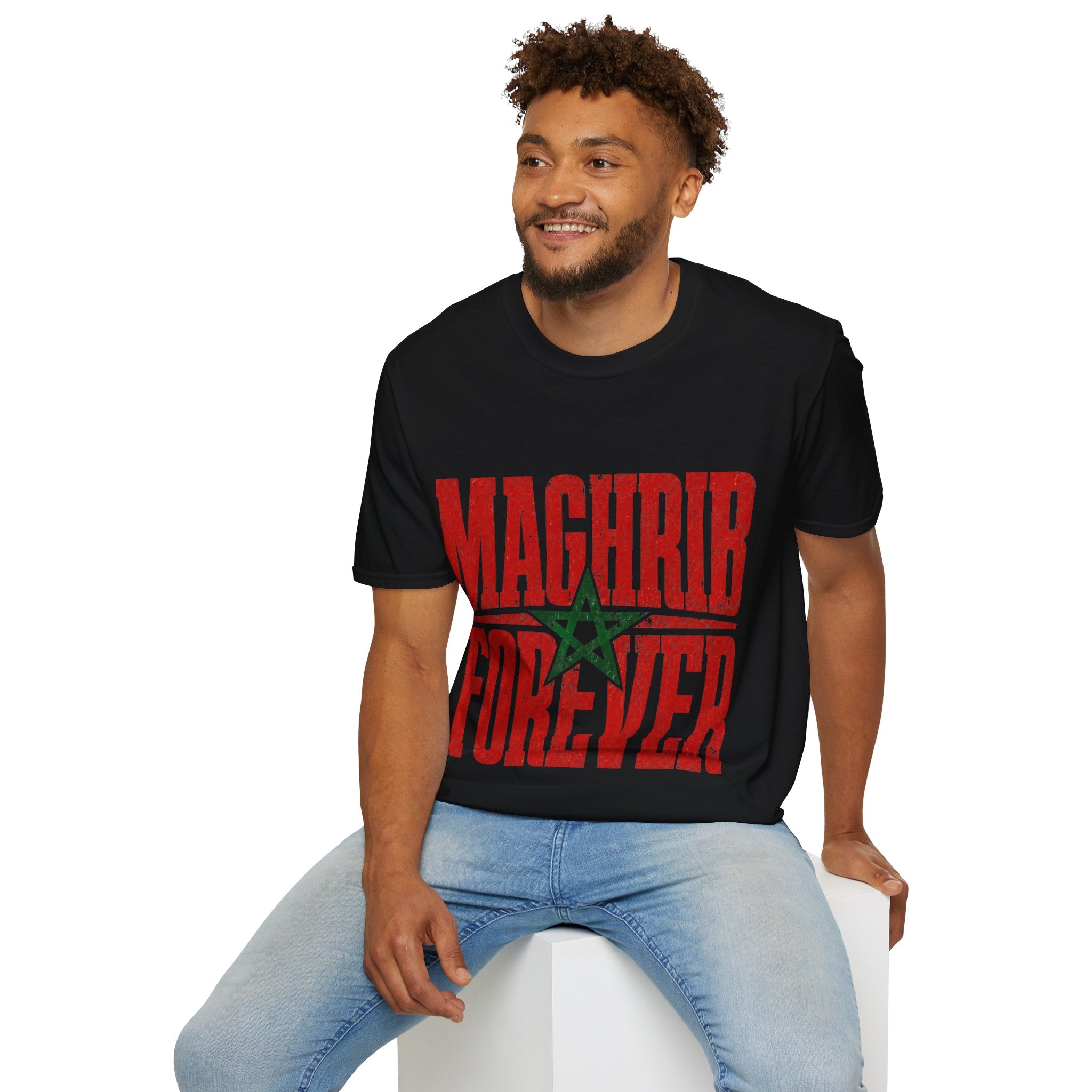 Morocco T-Shirt — Maghrib Forever Moroccan Flag Graphic Tee