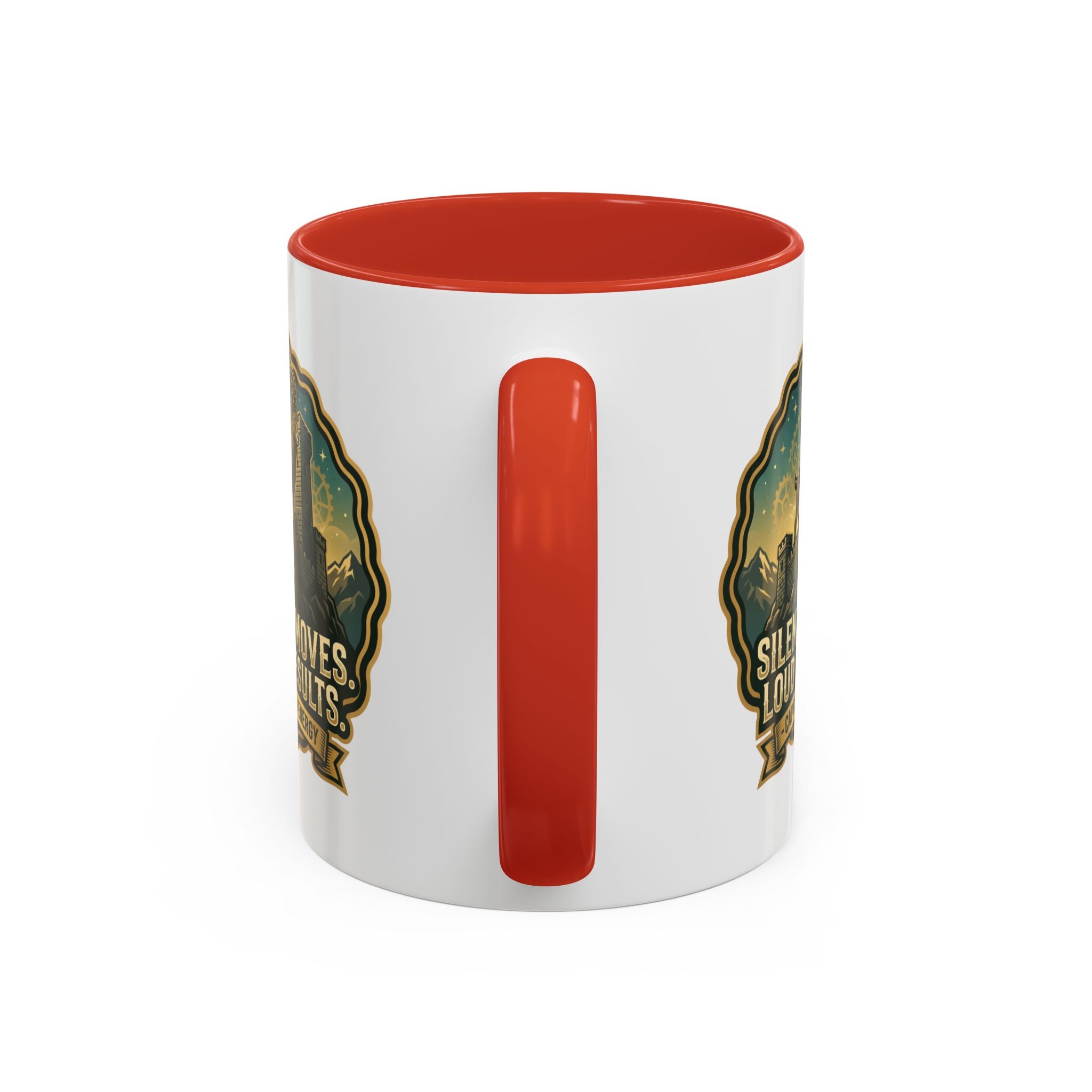 Capricorn Coffee Mug - "Silent Moves. Loud Results." Zodiac Goat Accent Mug