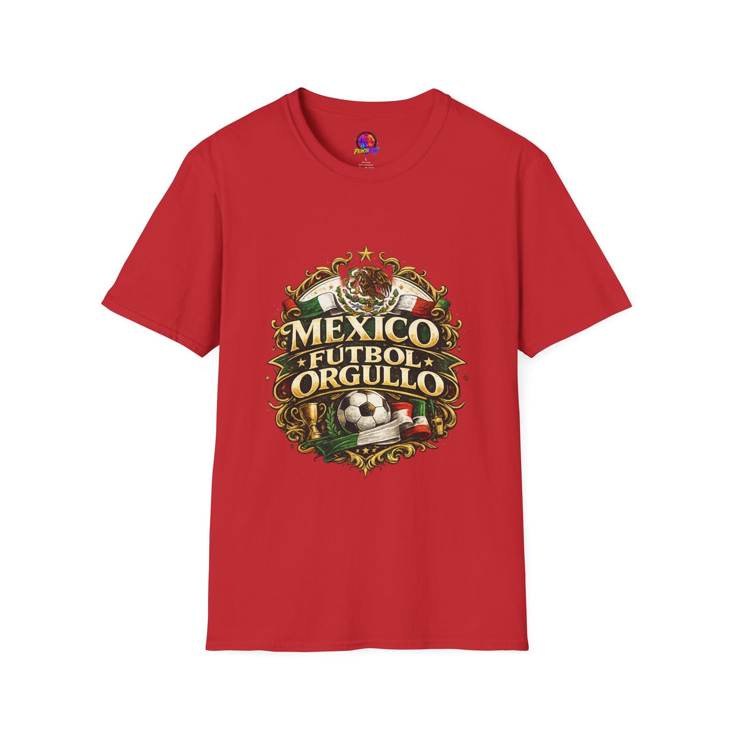 Mexico Fútbol Orgullo T-Shirt — Mexican Soccer Pride Graphic Tee