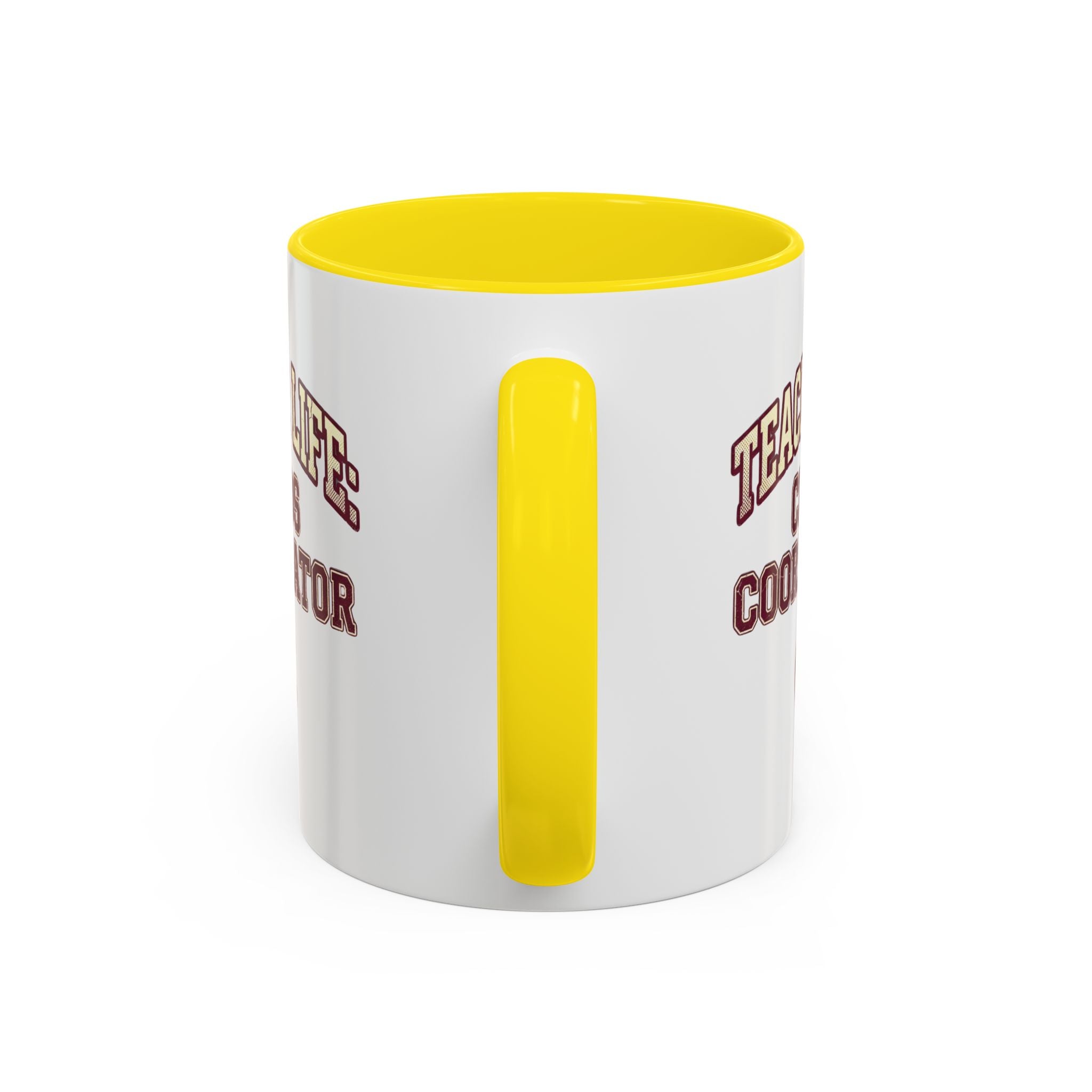Funny Teacher Life Chaos Coordinator Coffee Mug — Accent Mug