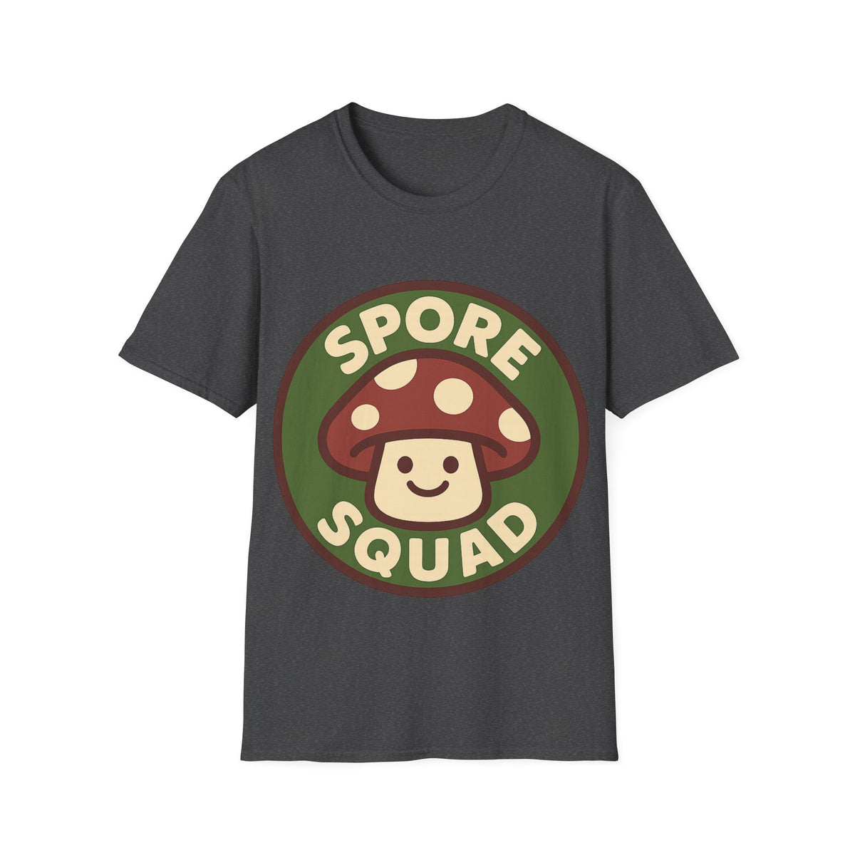 Spore Squad T-Shirt — Cute Mushroom Graphic Tee for Gamers & Fungi Fans - Trending Now - September 2026