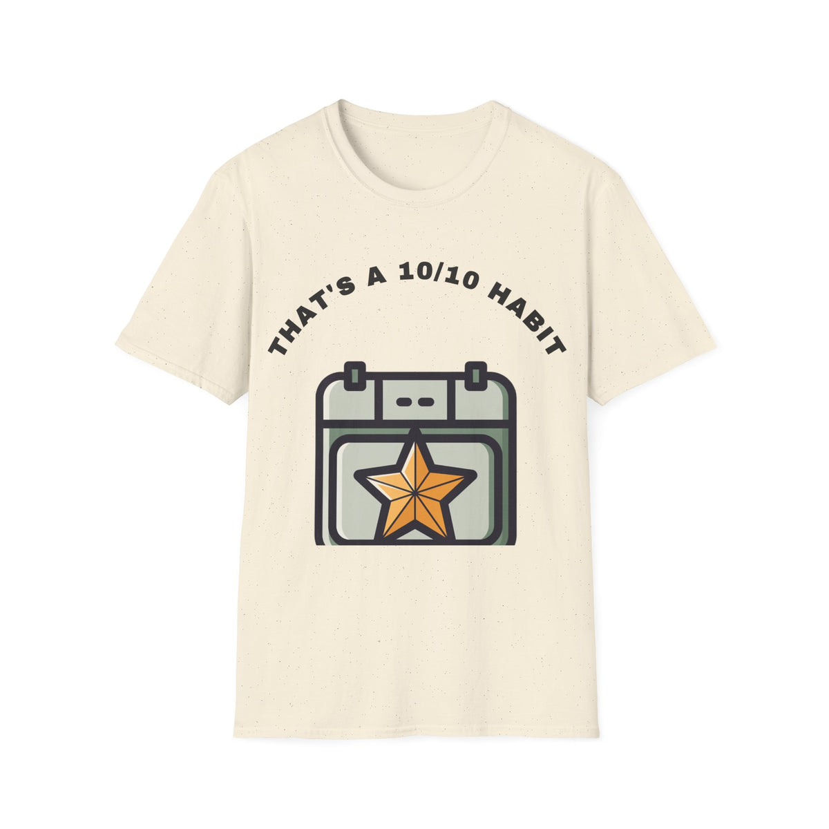T-Shirt — "That's a 10/10 Habit" Star Patch Graphic Tee - Trending Now - September 2026