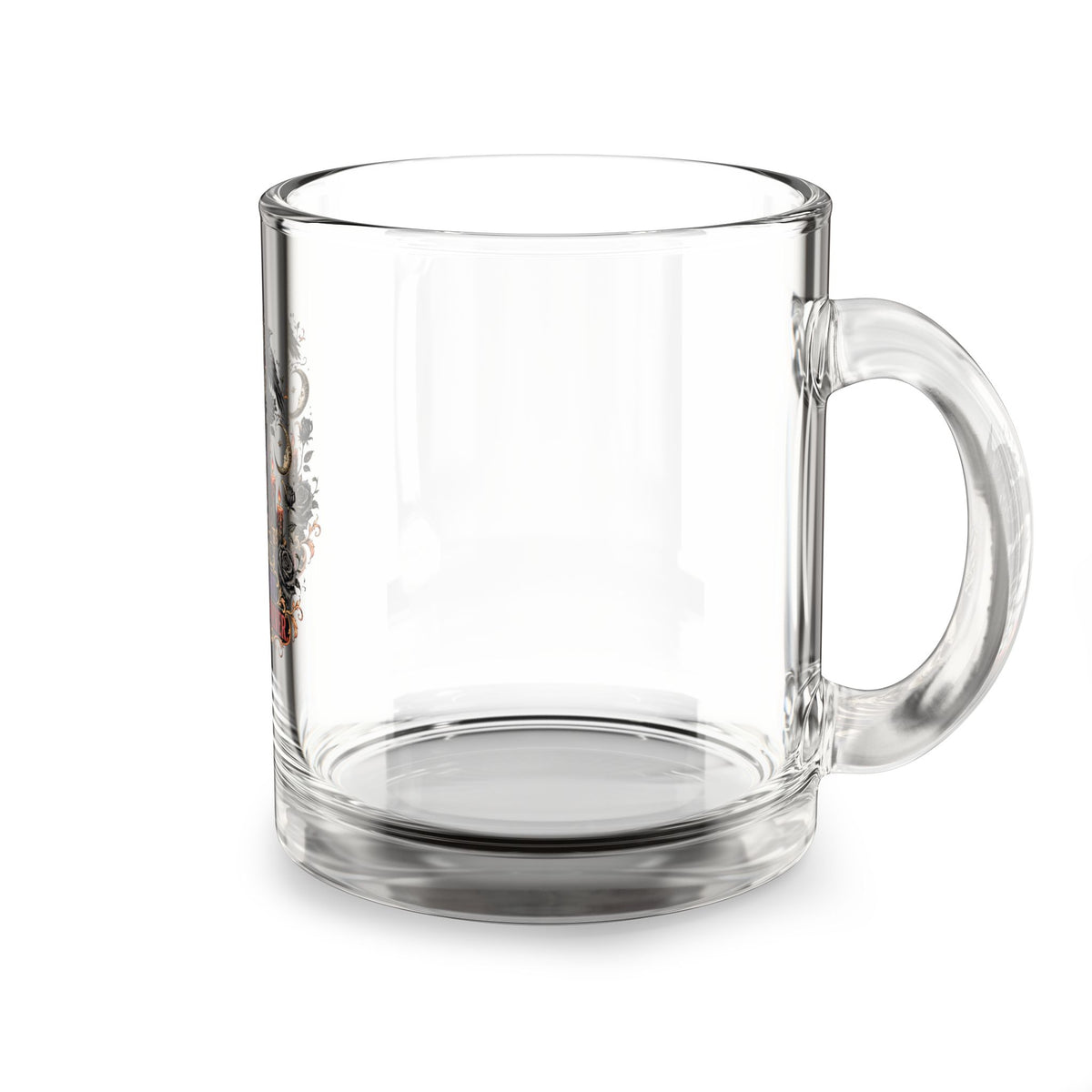 Halloween Glass Mug 10 oz  Halloween Skull Glass Mug — "Old Soul, Dark Knight, Halloween Forever" 10oz