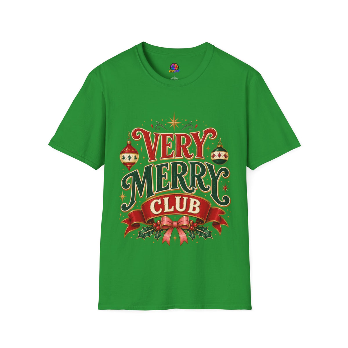 Very Merry Club T-Shirt — Festive Christmas Holiday Tee