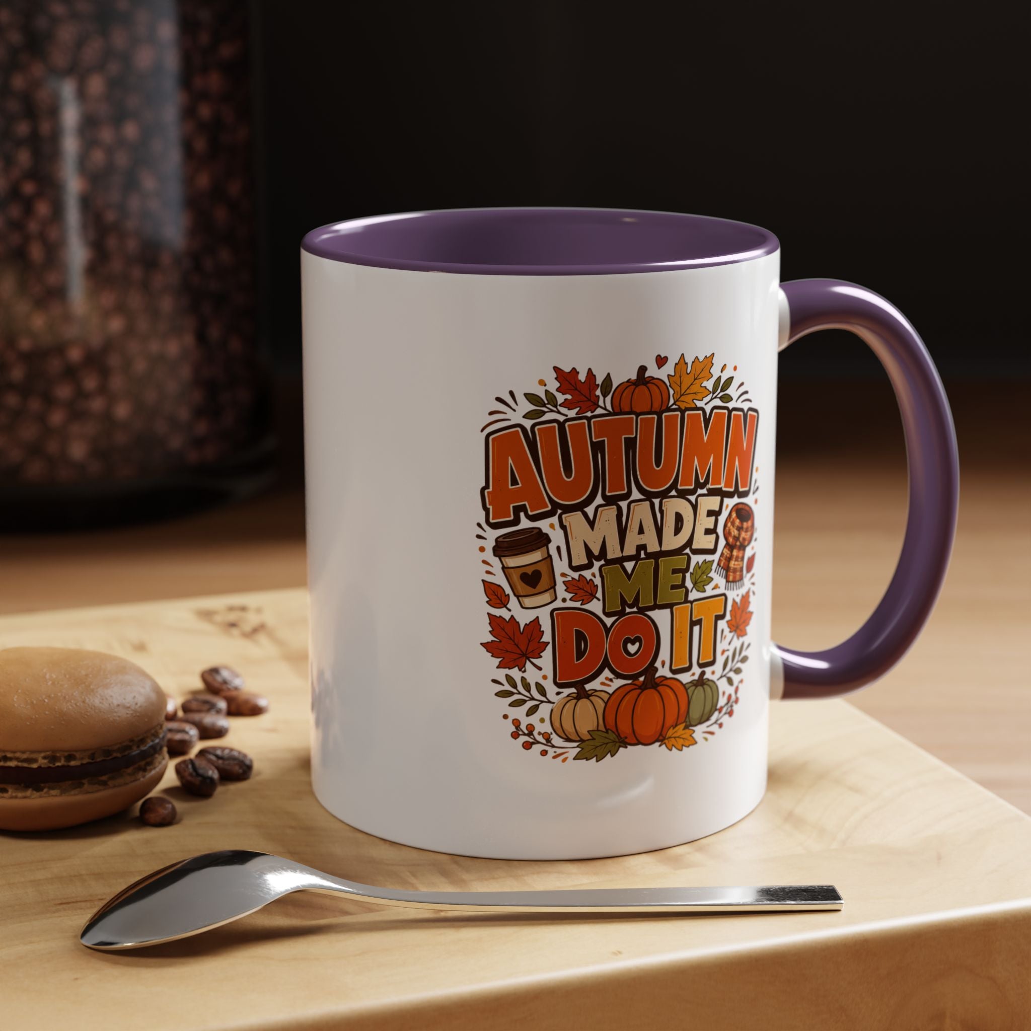 Thanksgiving Mug Autumn Made Me Do It Coffee Mug