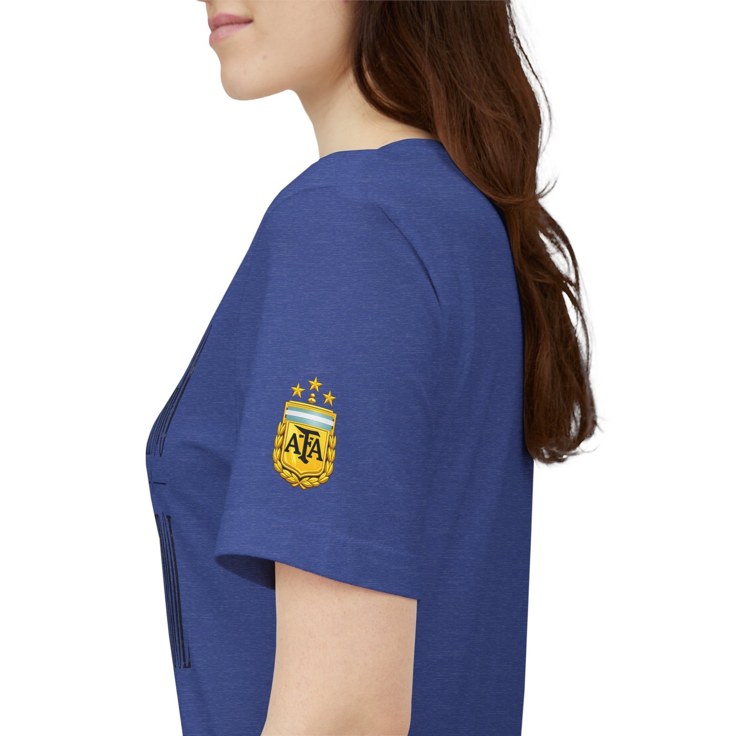 Argentina - Tango y Fútbol Graphic Tee - Bold Serif Soccer & Dance Shirt