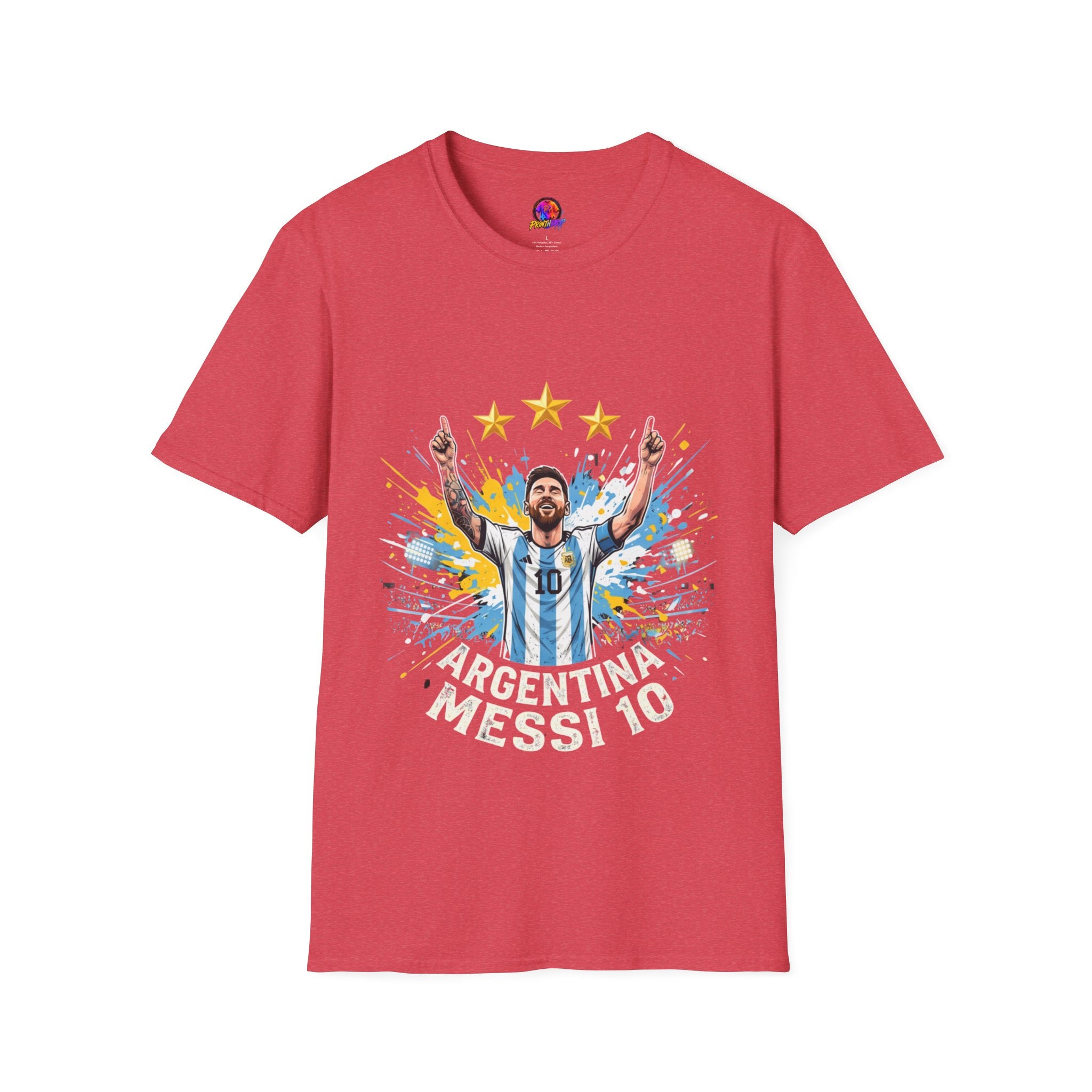 Argentina Messi  Soccer T‑Shirt — Argentina Messi 10 Fan Tee
