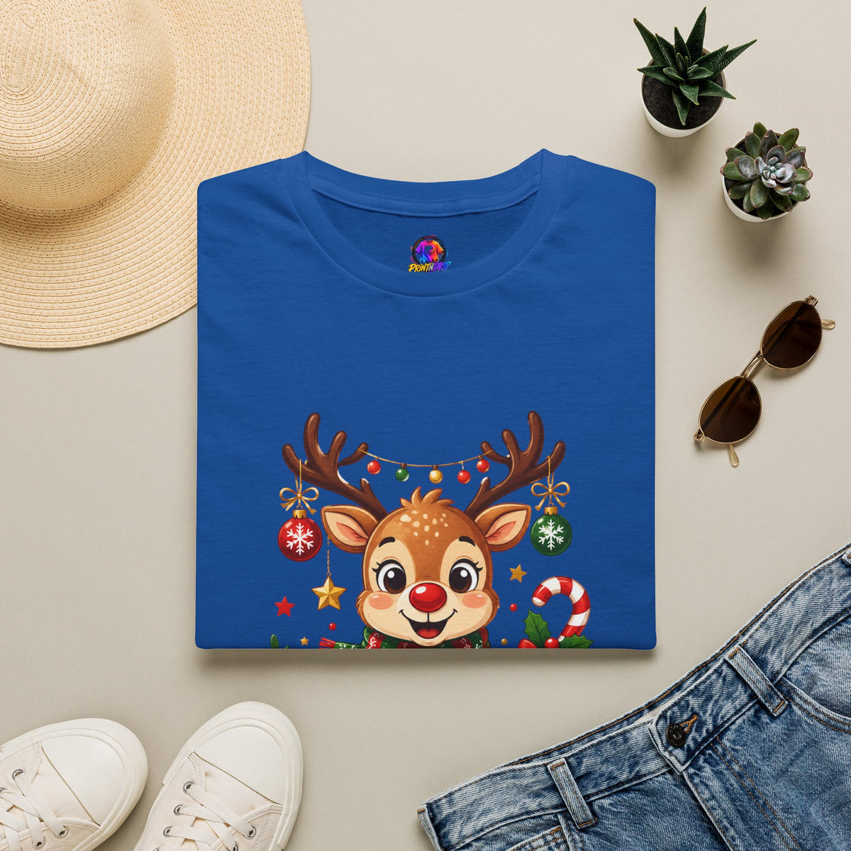 Little Reindeer T-Shirt — Cute Christmas Holiday Kids & Family Shirt