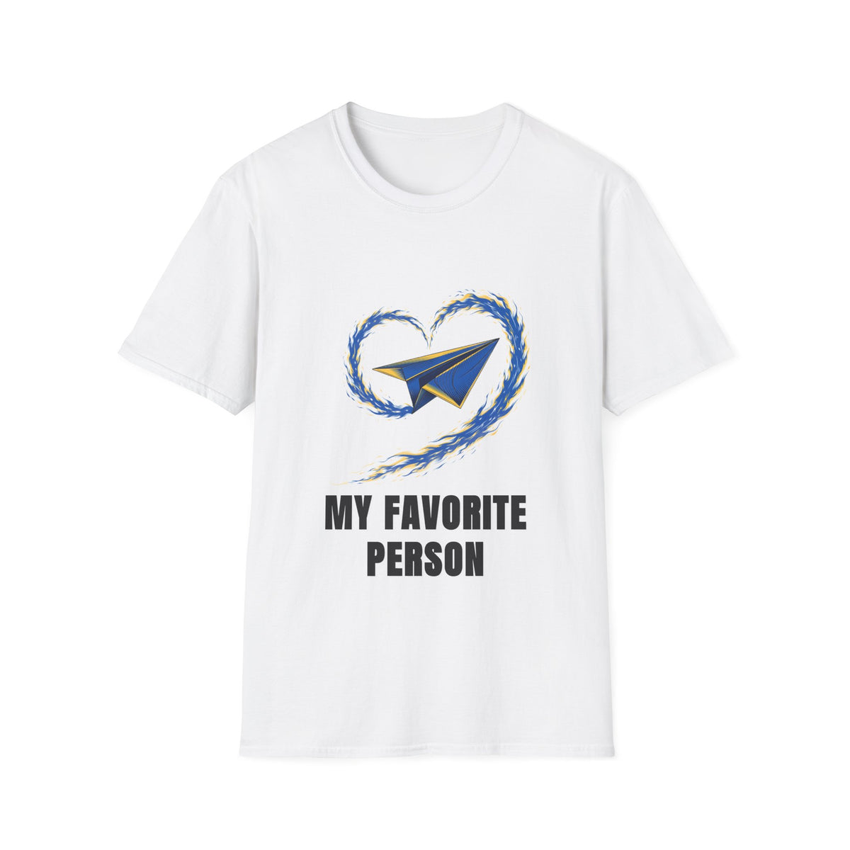 Paper Plane Heart T-Shirt — “My Favorite Person” Graphic Tee - Trending Now - August 2026