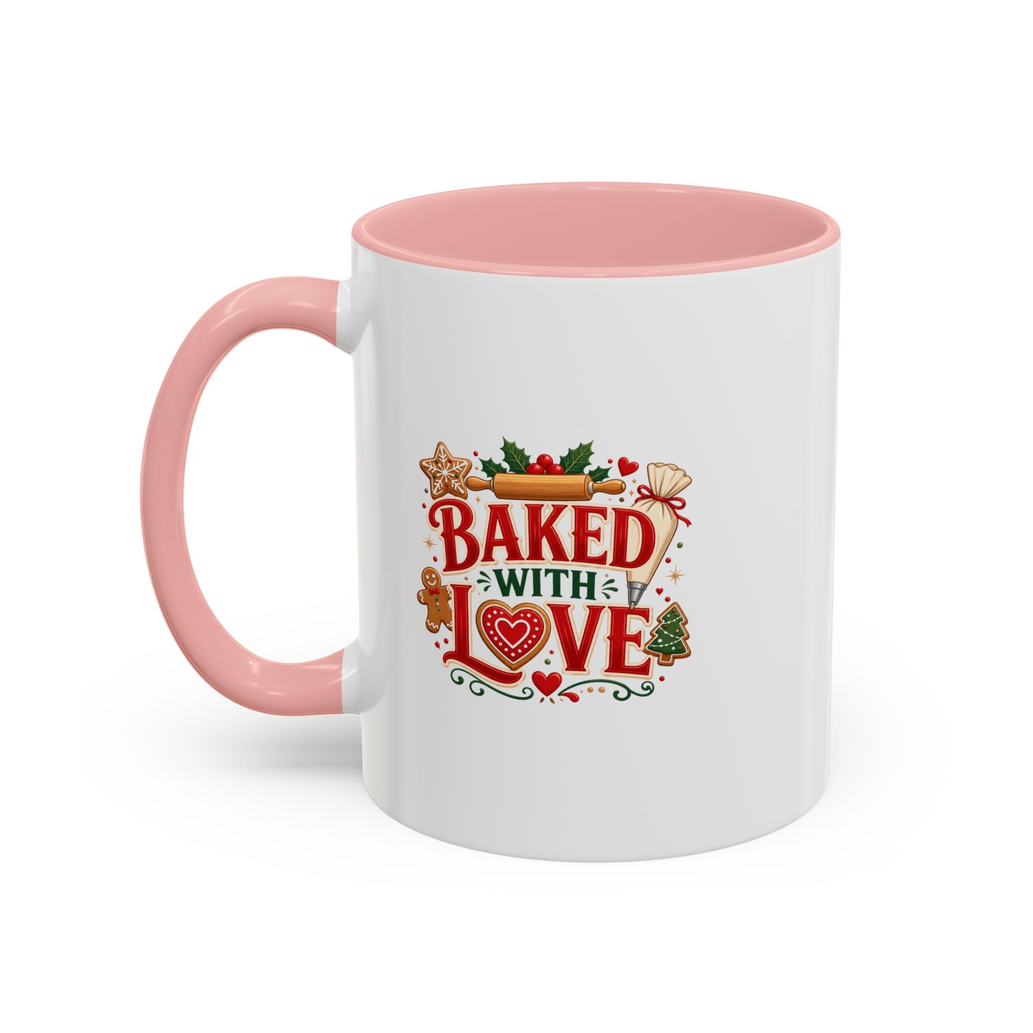 Baked With Love Coffee Mug — Holiday Baking Kitchen Gift