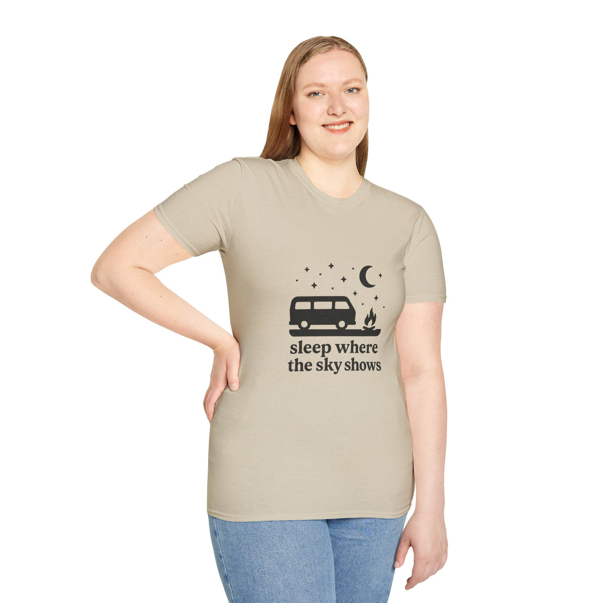 Retro Camper Night Sky T-Shirt - Trending Now - August 2026