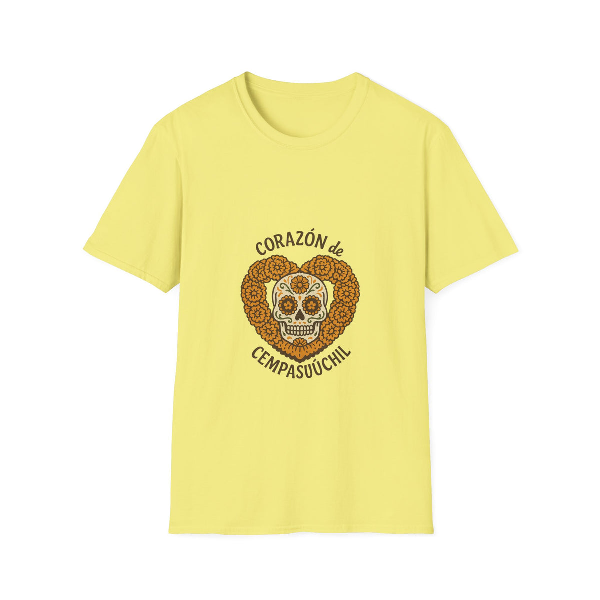 T-Shirt — Corazón de Champurrón Día de los Muertos Sugar Skull Tee - Trending Now - October 2026