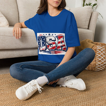 USA Flag Graphic T-Shirt — Patriotic American Pride Tee