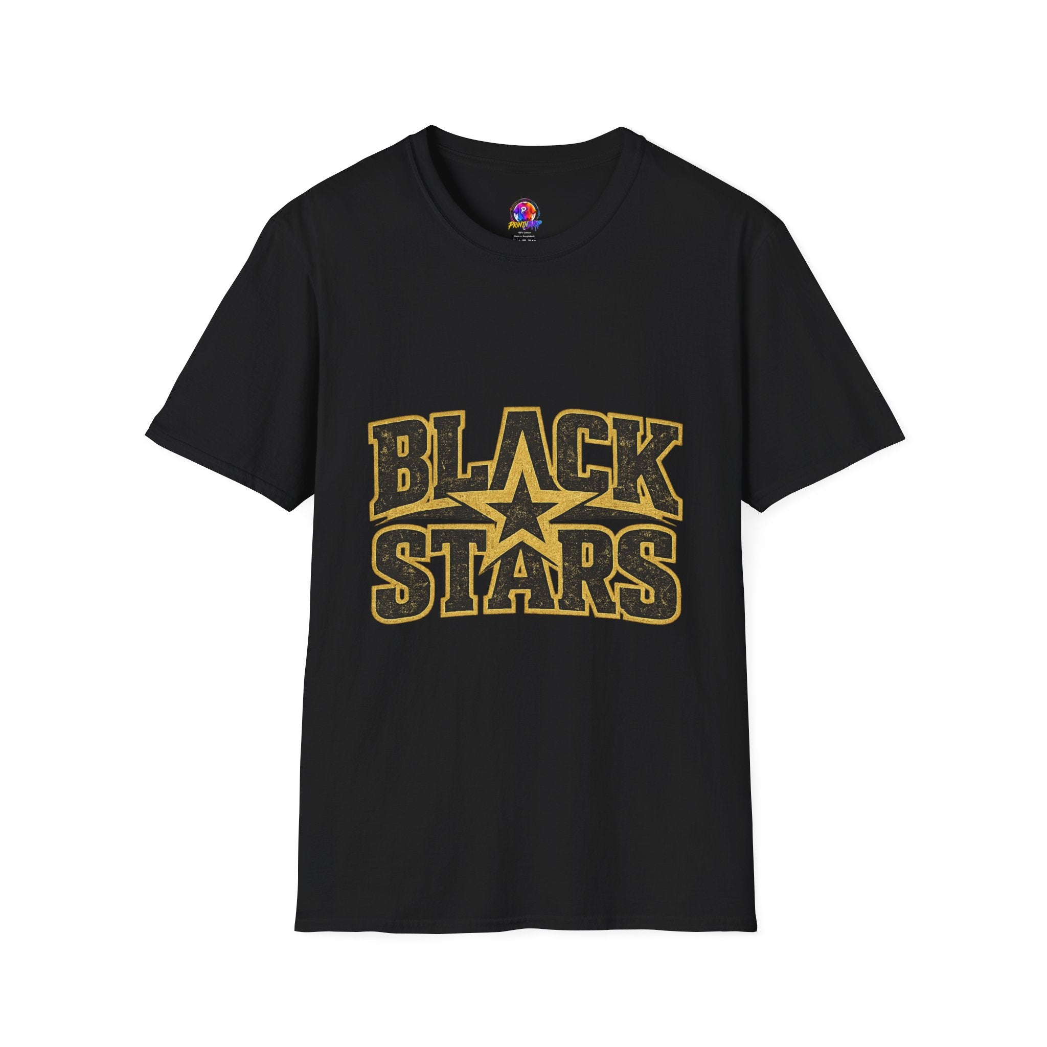Ghana Black Stars T-Shirt — Bold Vintage Star Logo Tee
