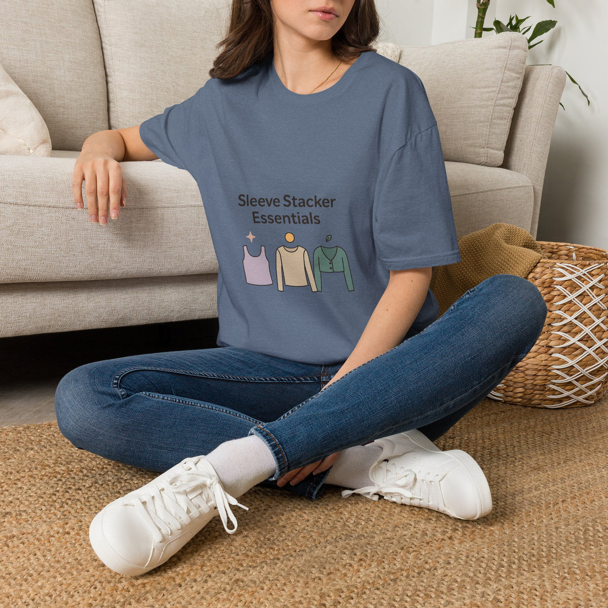 Sleeve Stacker Essentials T-Shirt — Minimalist Layering Outfit Graphic Tee - Trending Now - October 2026