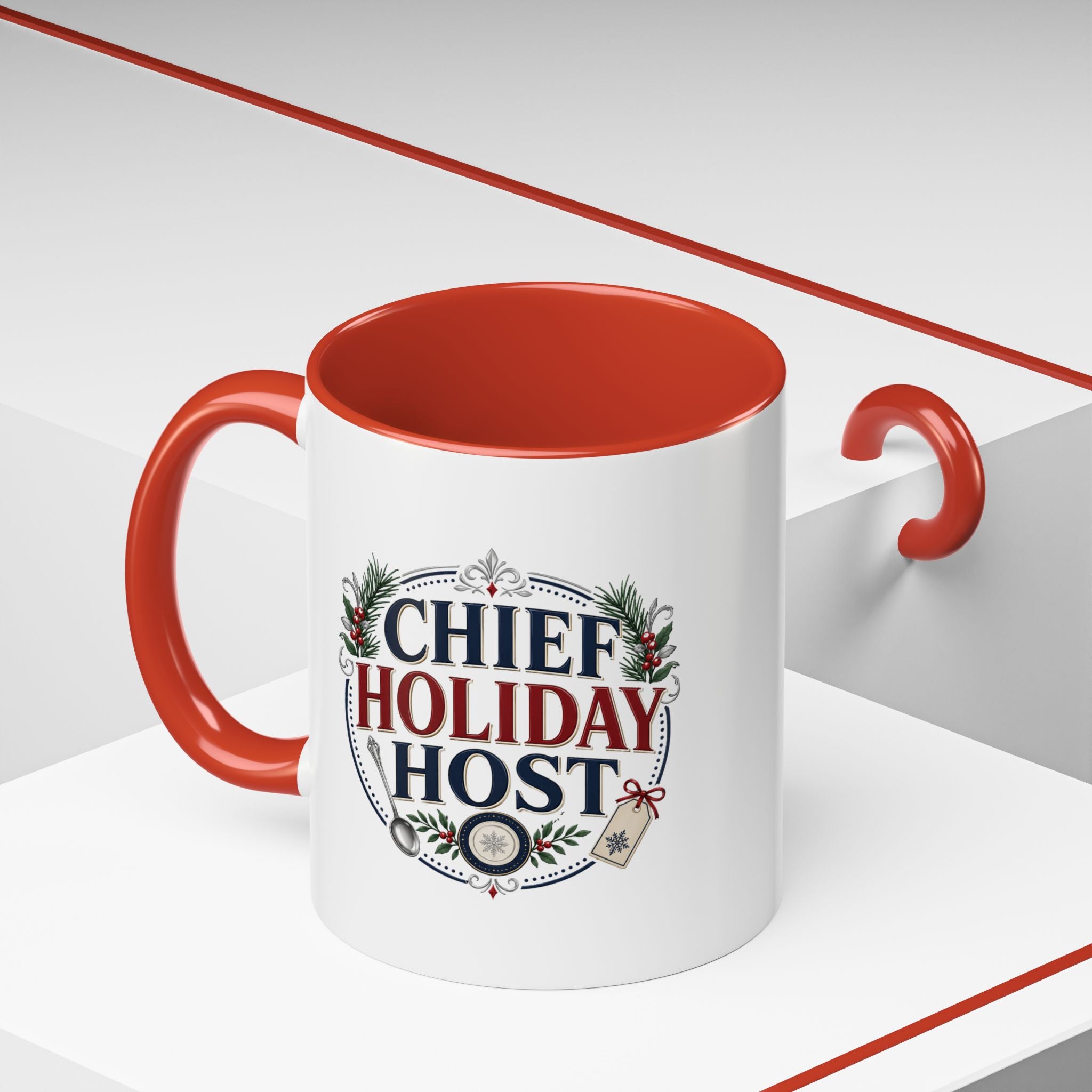 Christmas Chief Holiday Host Coffee Mug — Festive Christmas Morning Gift