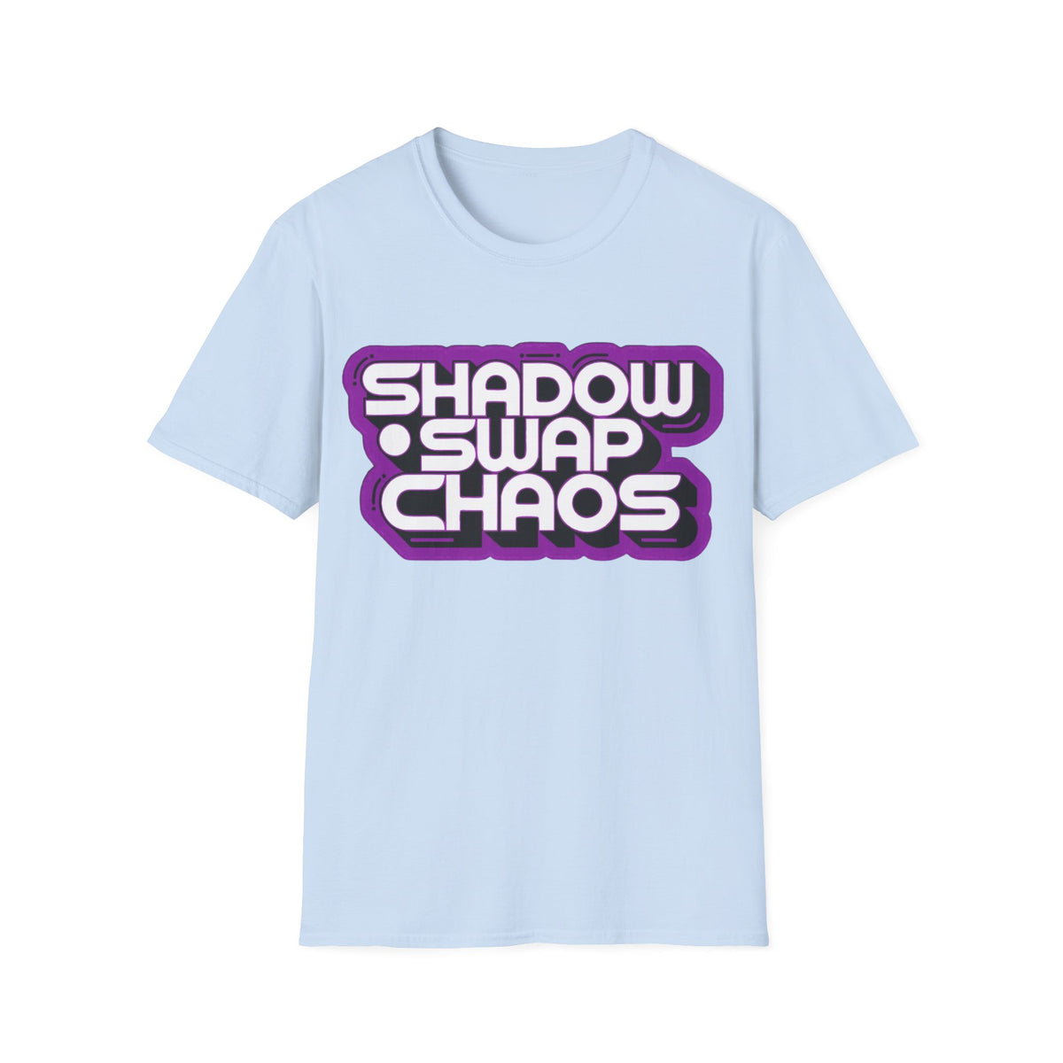 Shadow Swap Chaos T-Shirt — Retro Purple Gaming Graphic Tee - Trending Now - August 2026