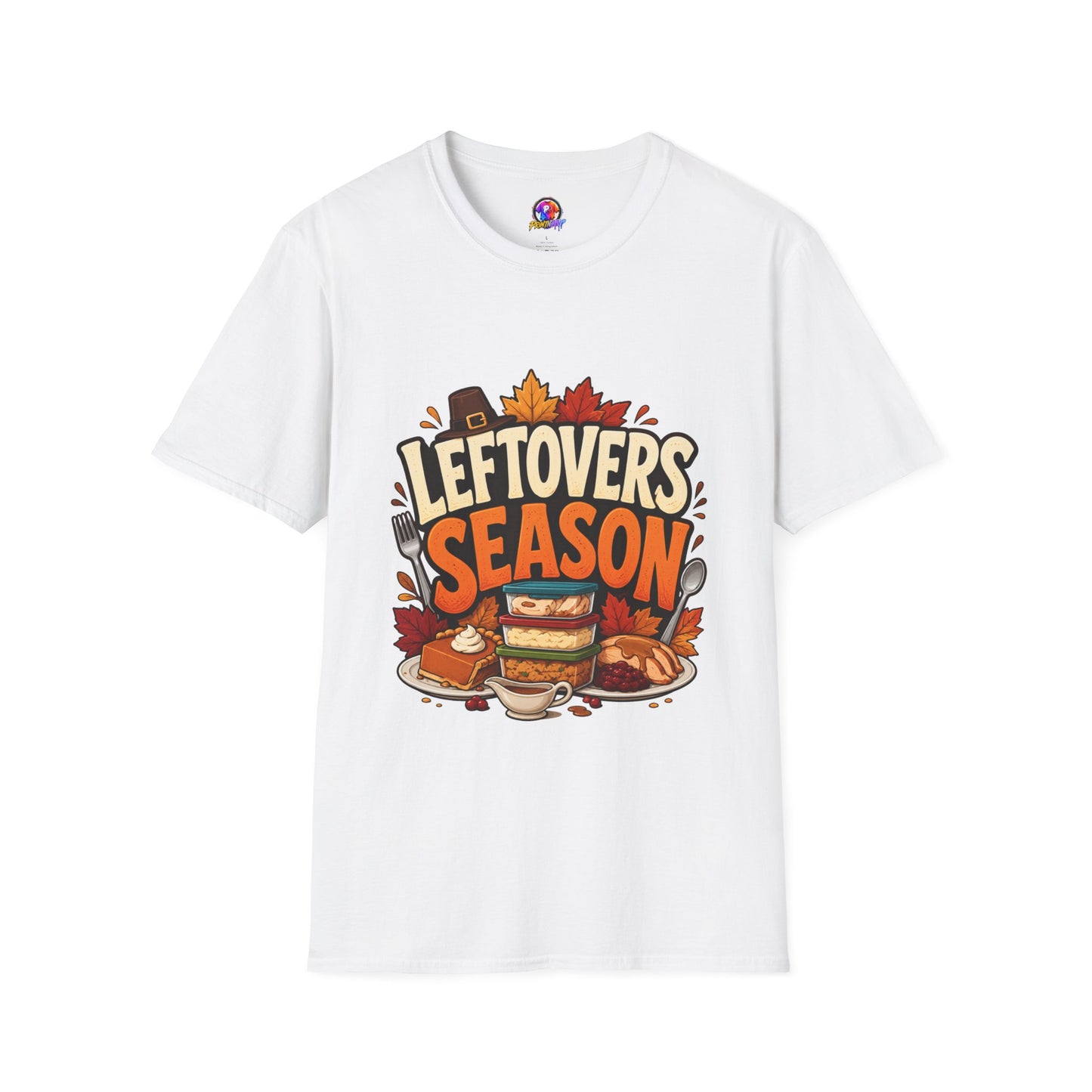 Leftovers Season T-Shirt — Funny Thanksgiving Turkey & Pie Graphic Tee