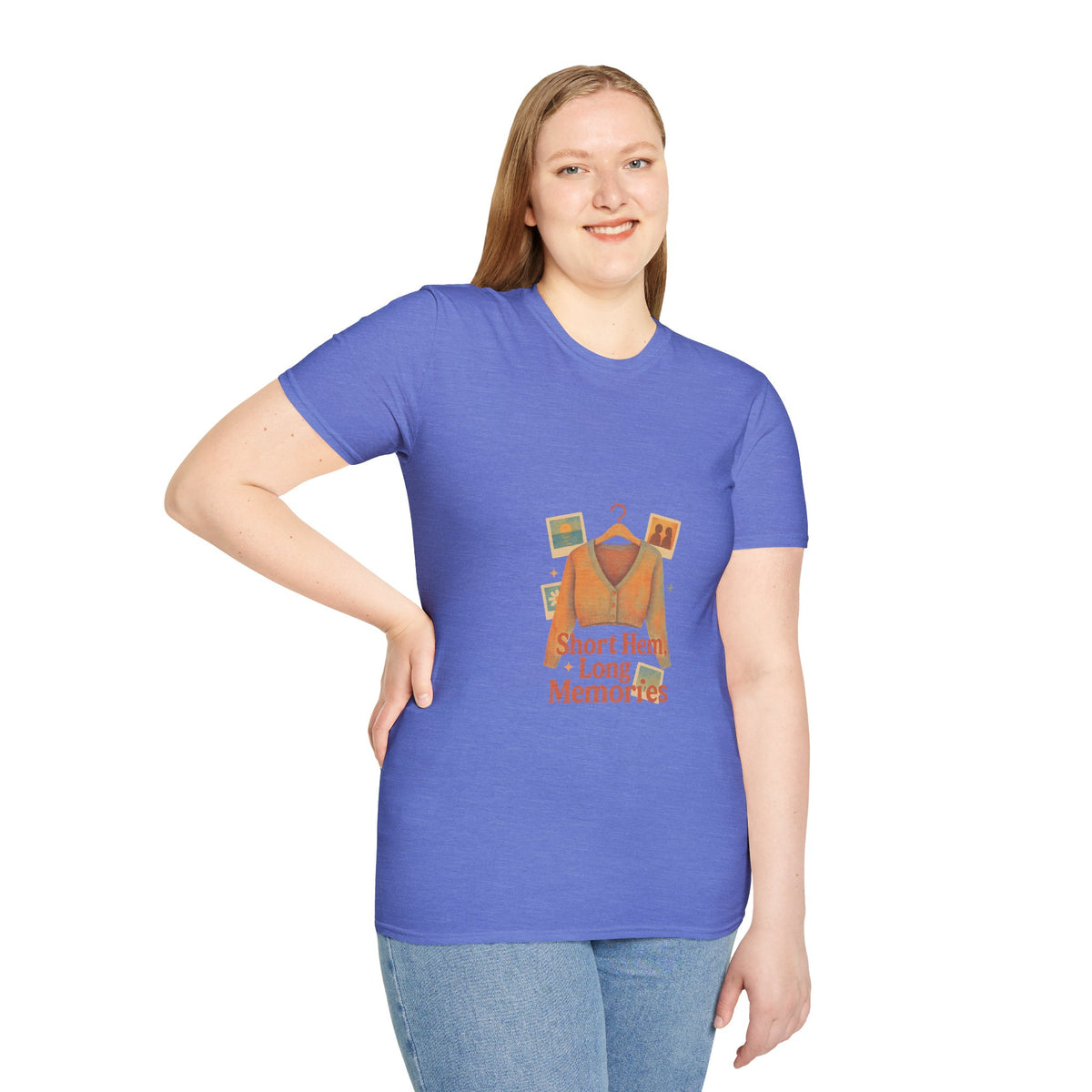 T-Shirt — "Short Hem, Long Memories" Sweater Illustration Tee - Trending Now - October 2026