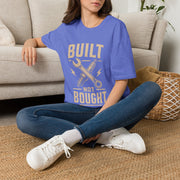Built Not Bought T-Shirt — Vintage Mechanic DIY Garage Tee