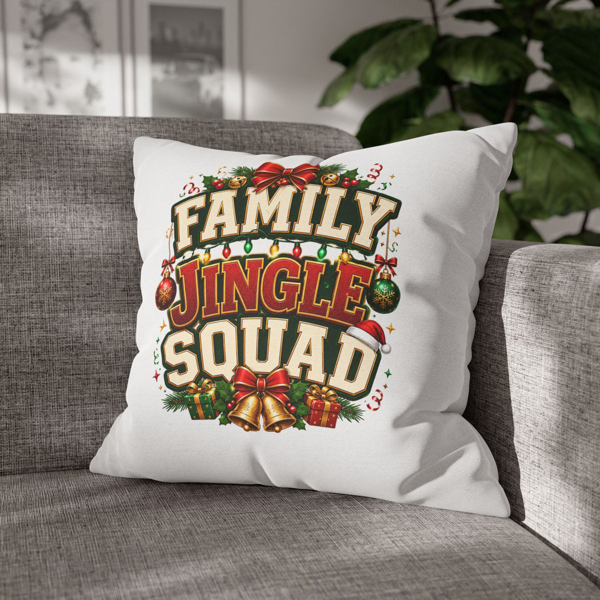 Christmas Pillowcase Family Jingle Squad Christmas Pillowcase
