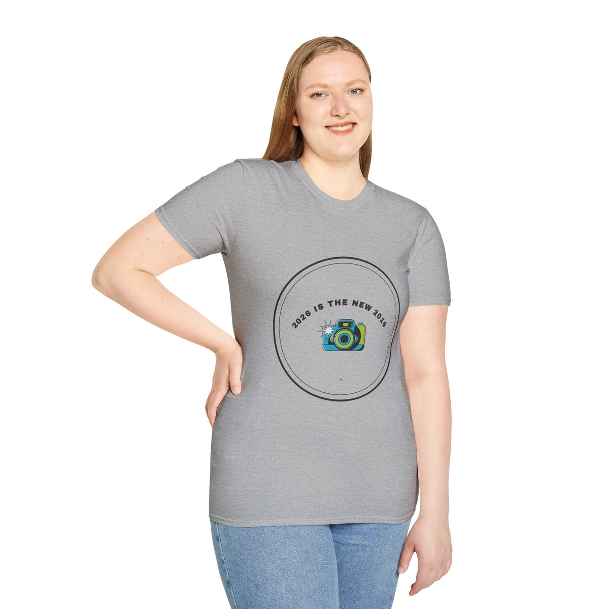 2026 Is The New 2018 T-Shirt — Vintage Camera Graphic Tee - Trending Now - September 2026