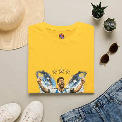 Argentina Soccer Legend Argentina T-Shirt — Celebratory Messi Design