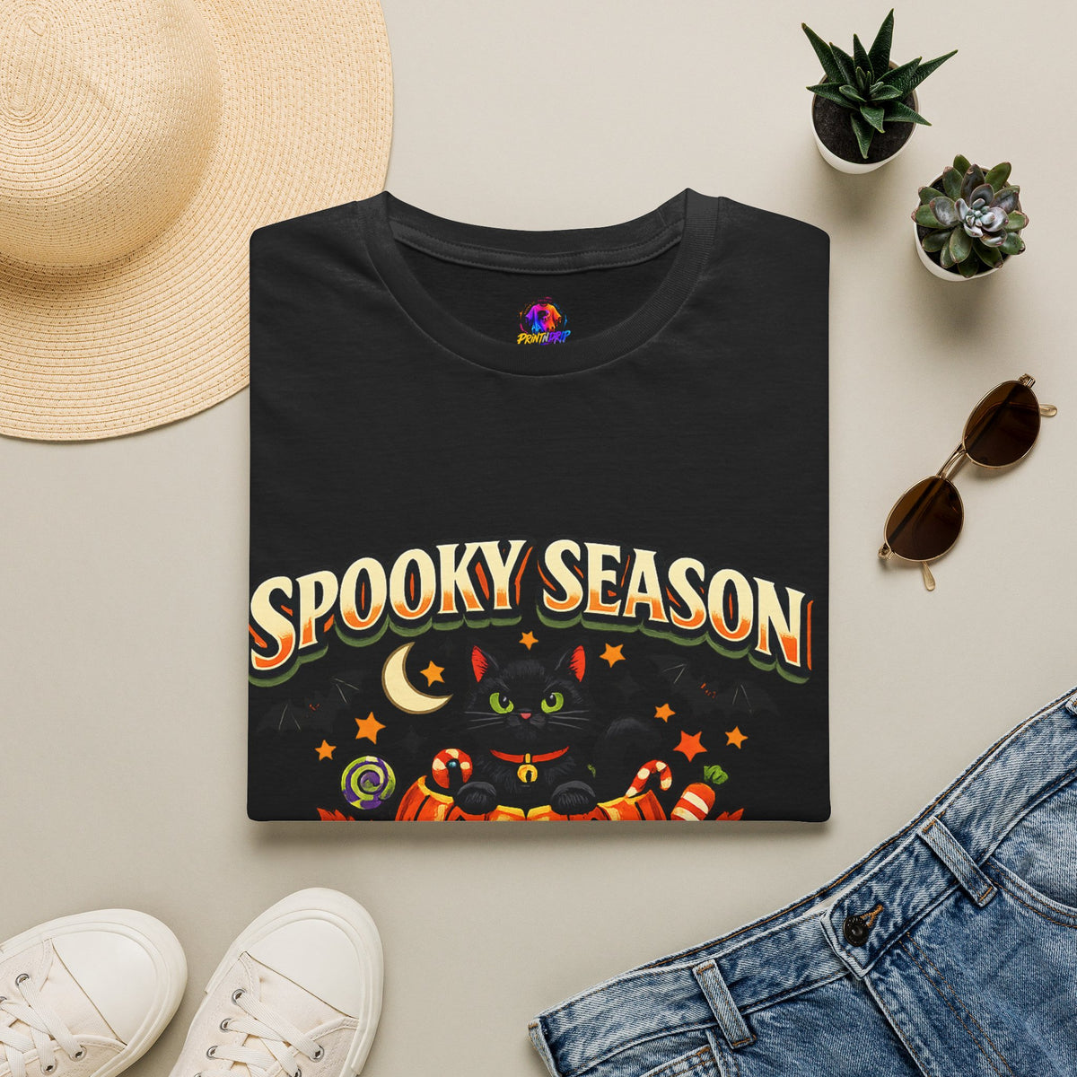 Halloween Spooky Season Unisex Softstyle T-Shirt
