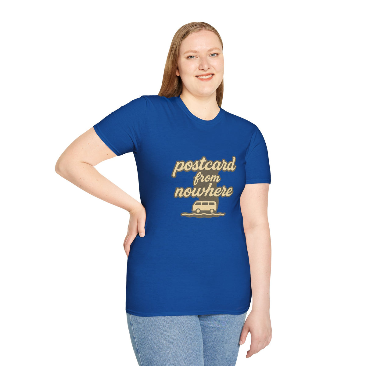 Postcard From Nowhere T‑Shirt – Retro Roadtrip Graphic Tee - Trending Now - August 2026