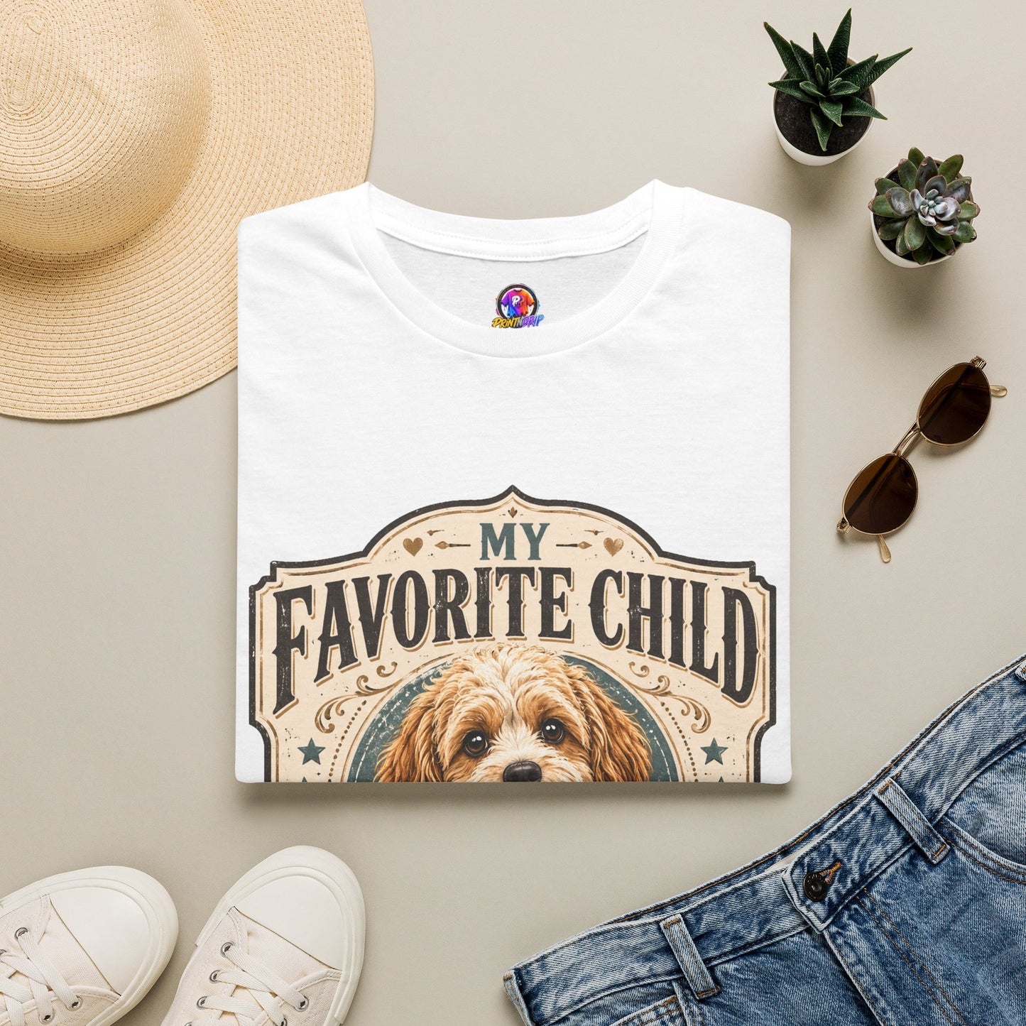My Favorite Child Dog Mom Club T-Shirt — Cute Puppy Pet Lover Tee