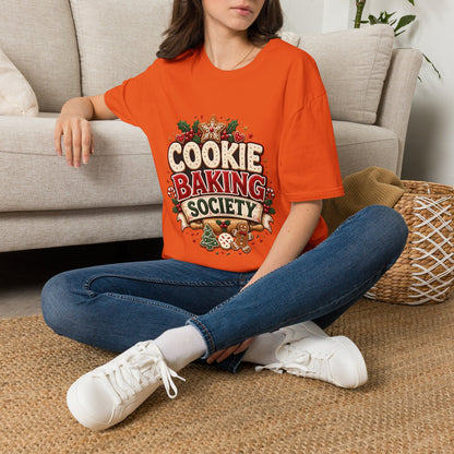 Cookie Baking Society T-Shirt — Holiday Baking Graphic Tee
