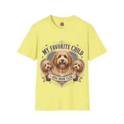 Dog Mom T-Shirt — "My Favorite Child" Cavalier Love Graphic Tee