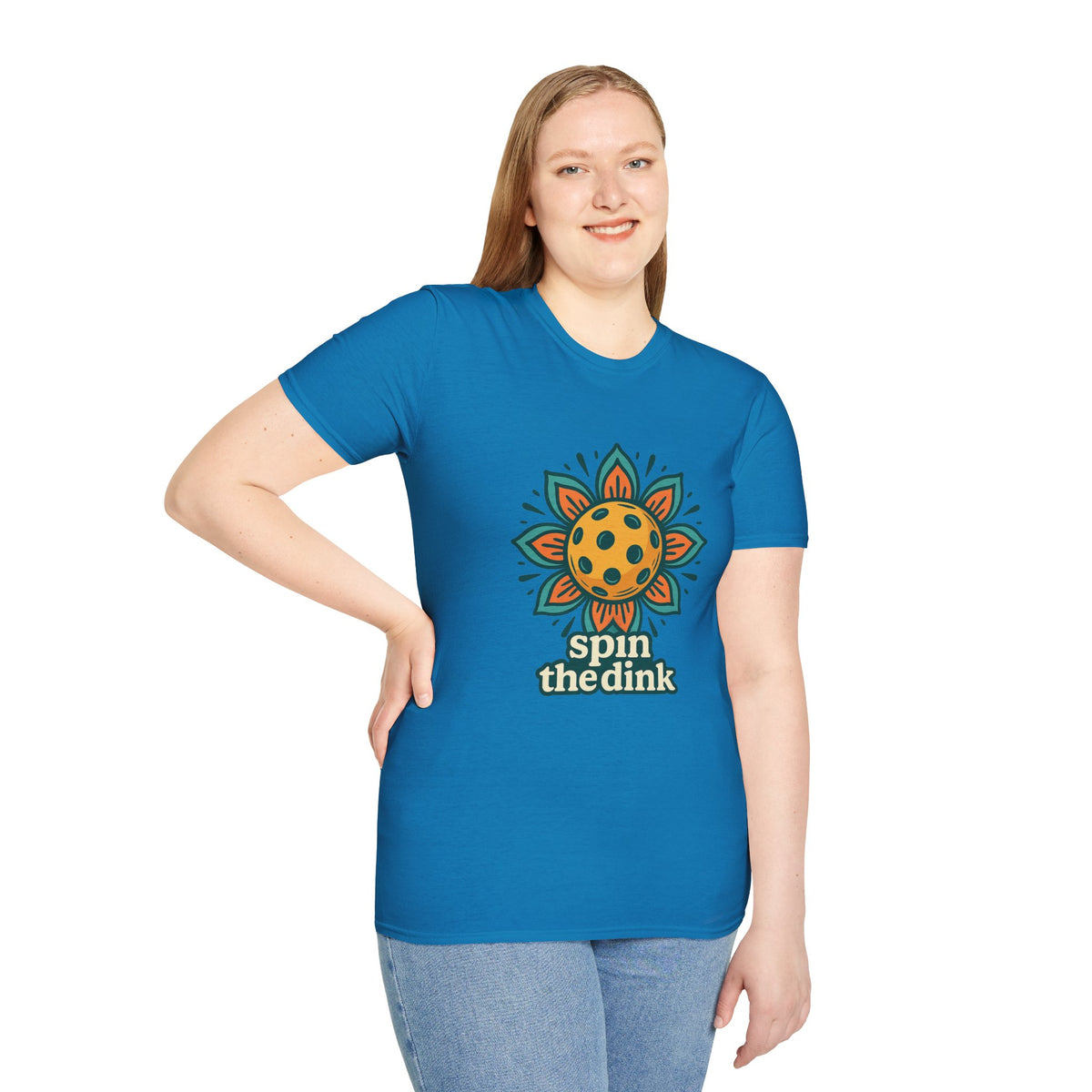 T-Shirt — 'Spin the Dink' Sunflower Paddle Tennis Graphic Tee - Trending Now - August 2026