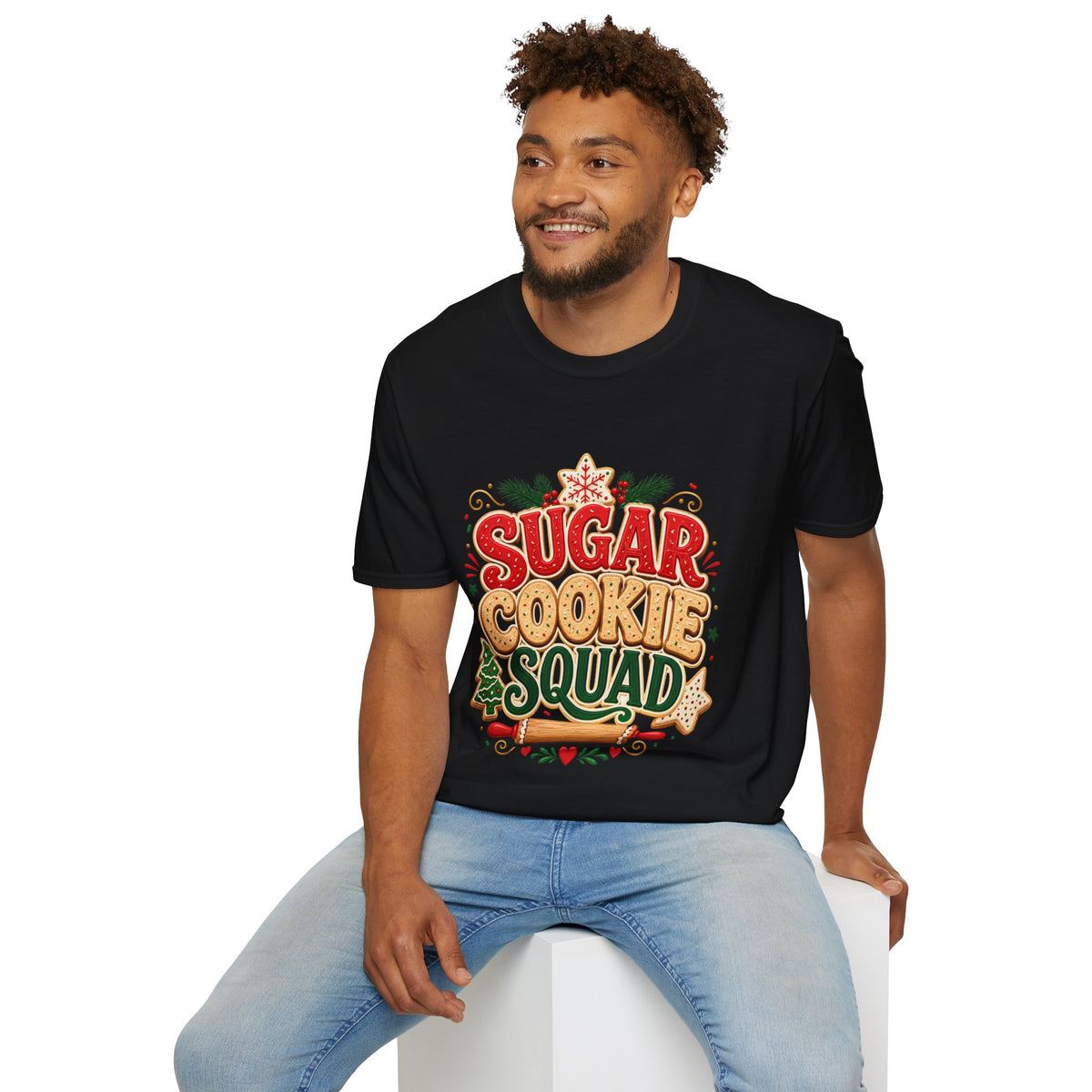 Sugar Cookie Squad T-Shirt — Festive Holiday Baking Graphic Tee