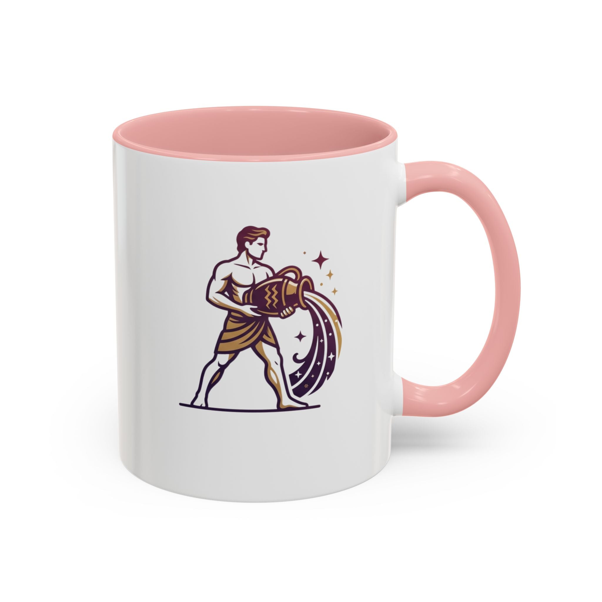 Aquarius Zodiac Coffee Mug — Water Bearer Astrology Gift