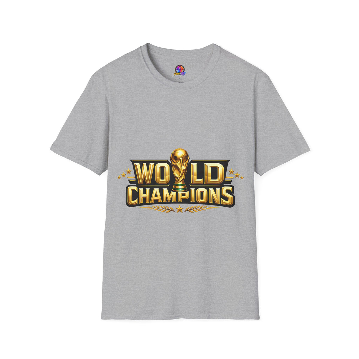 World Champions T-Shirt — Gold Trophy Sports Tee