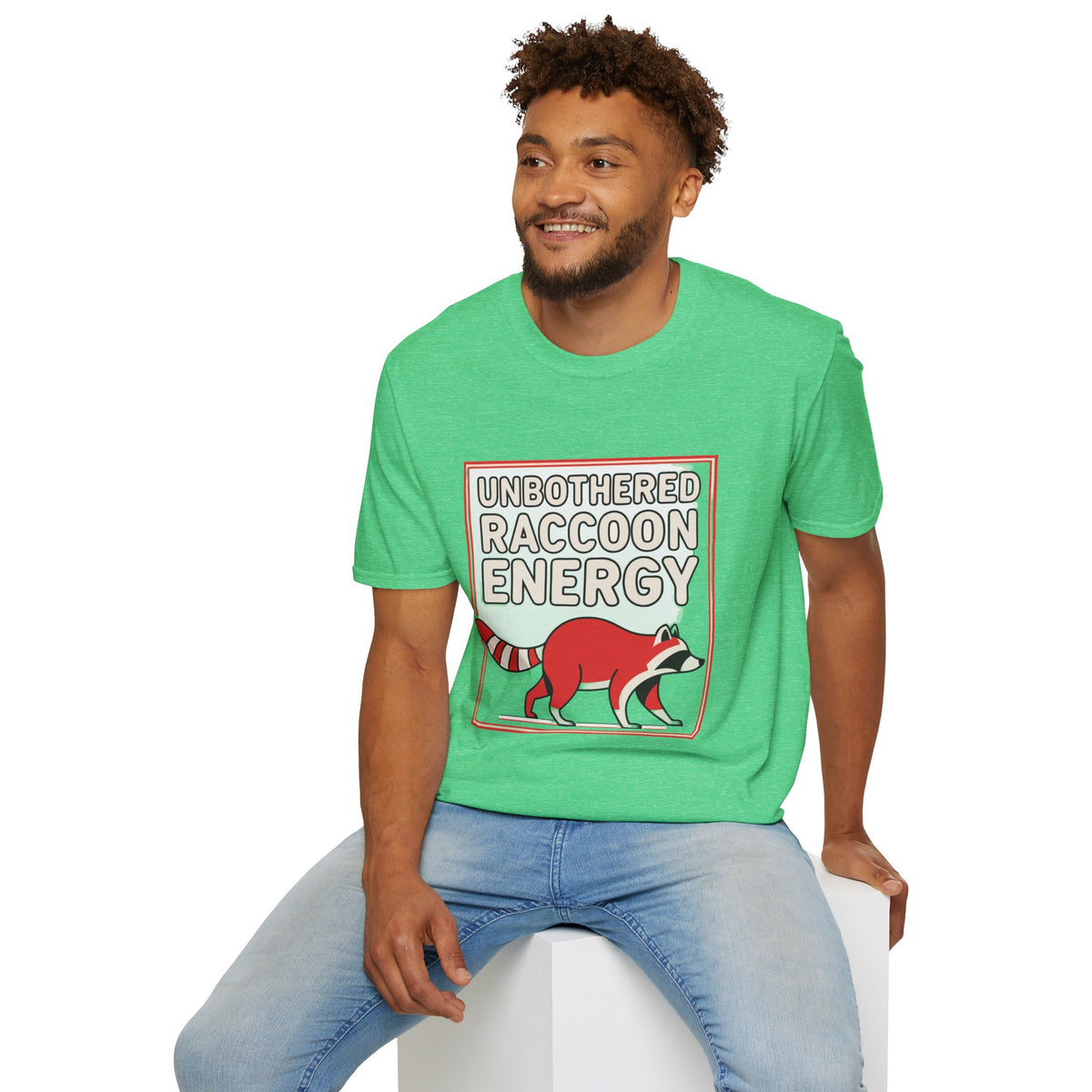 Raccoon T-Shirt — "Unbothered Raccoon Energy" Retro Graphic Tee - Trending Now - August 2026