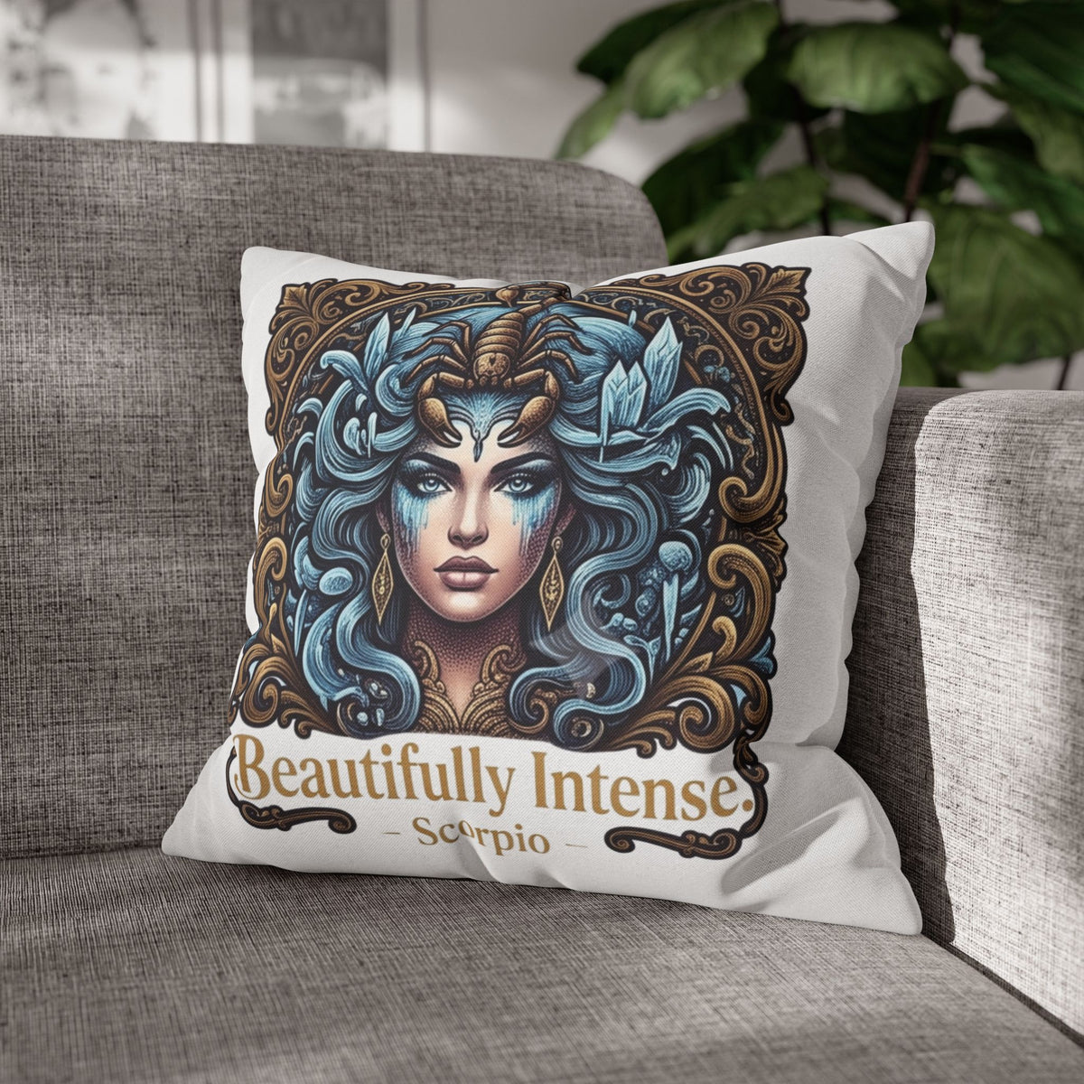 Scorpio 'Beautifully Intense' Decorative Pillowcase