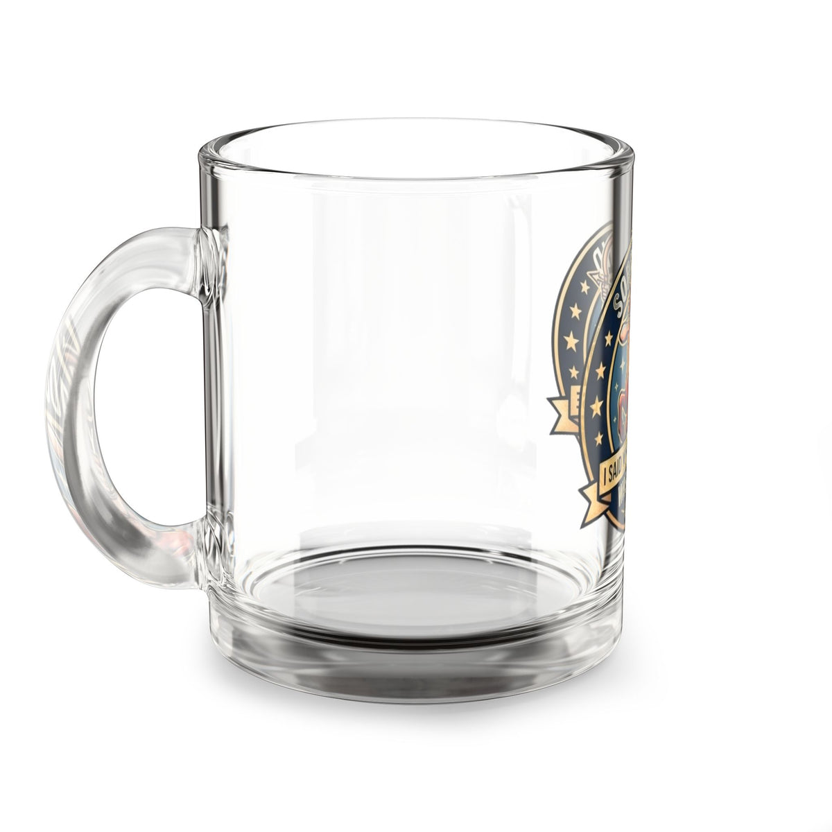 Sagittarius Glass Mug — “Sorry I Said What Everyone Else Was Thinking” Zodiac Coffee Cup