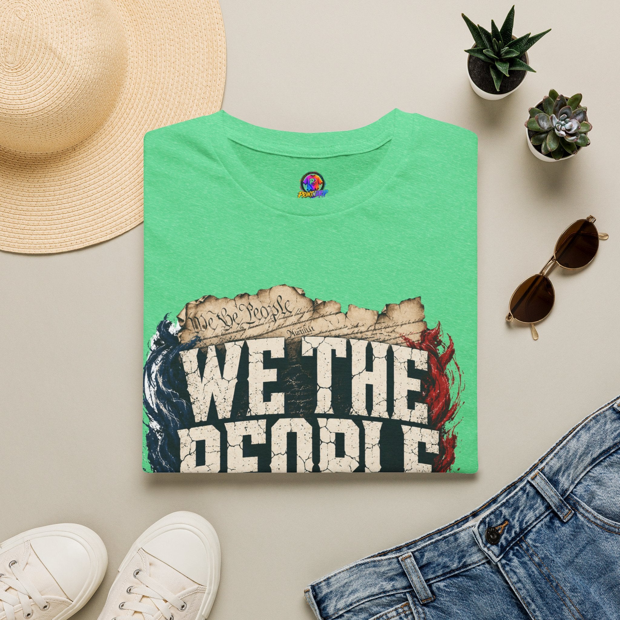 We The People T‑Shirt — Patriotic Americana Tee with ‘We The People’ Design